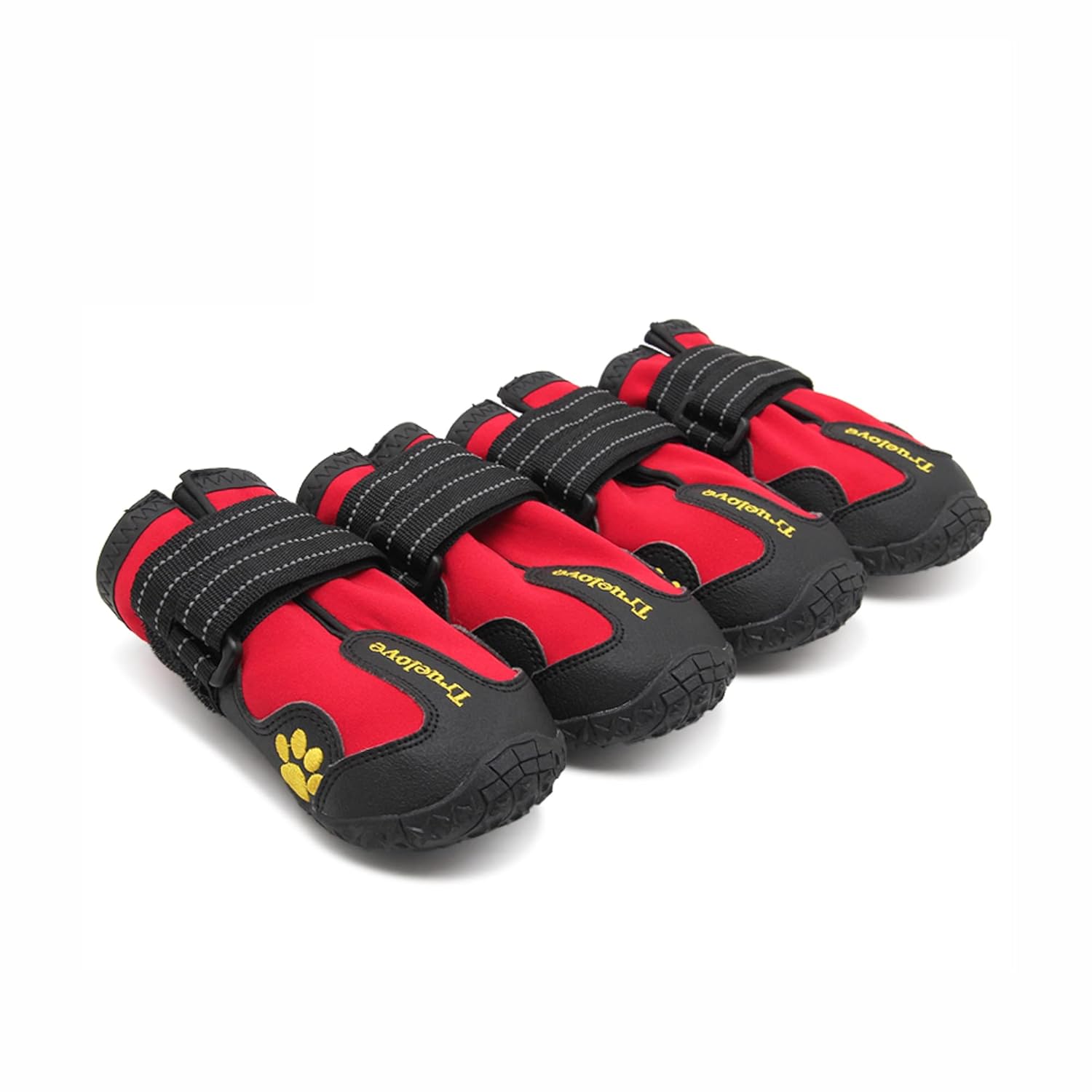 TRUELOVE PET BOOTS SIZE 4 RED