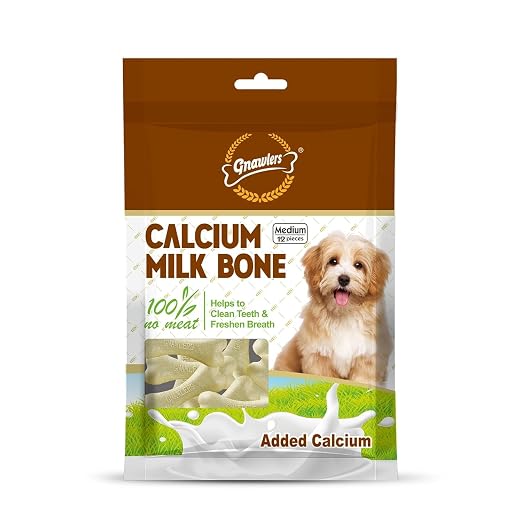 GNAWLERS CALCIUM MILK BONE 12X1