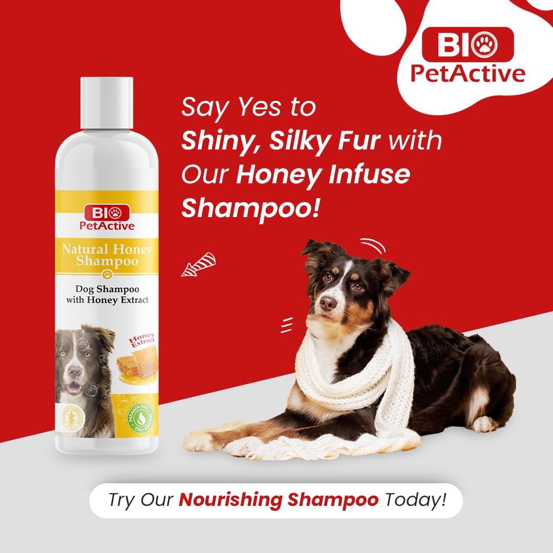 BIO PETACTIVE NATURAL HONEY SHAMPOO FOR DOGS 250ML