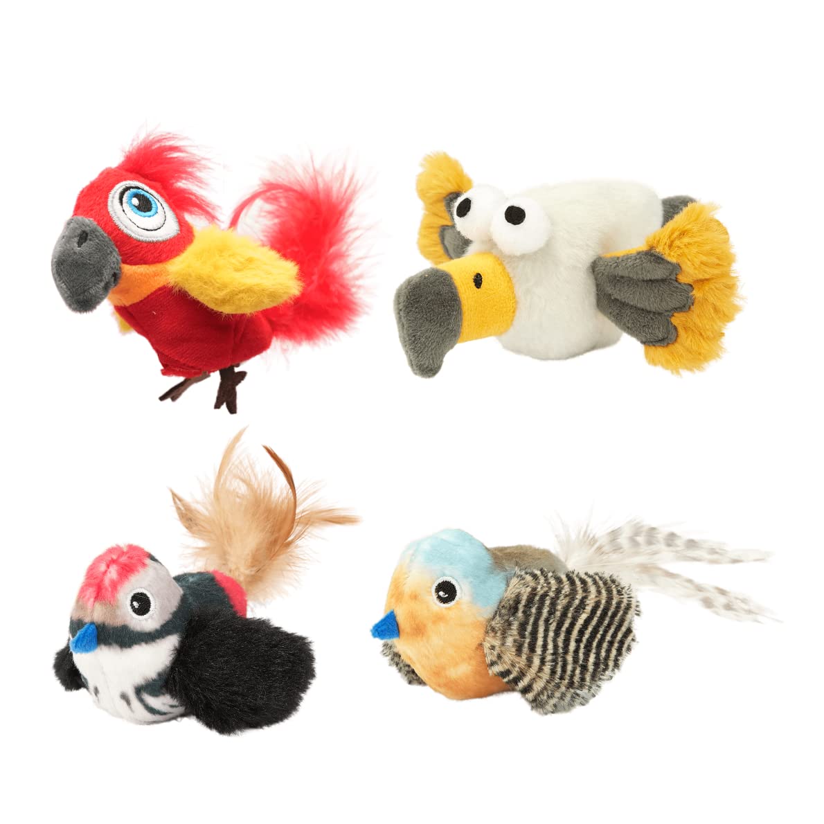 FOFOS PARROT WITH CATNIP BALLS