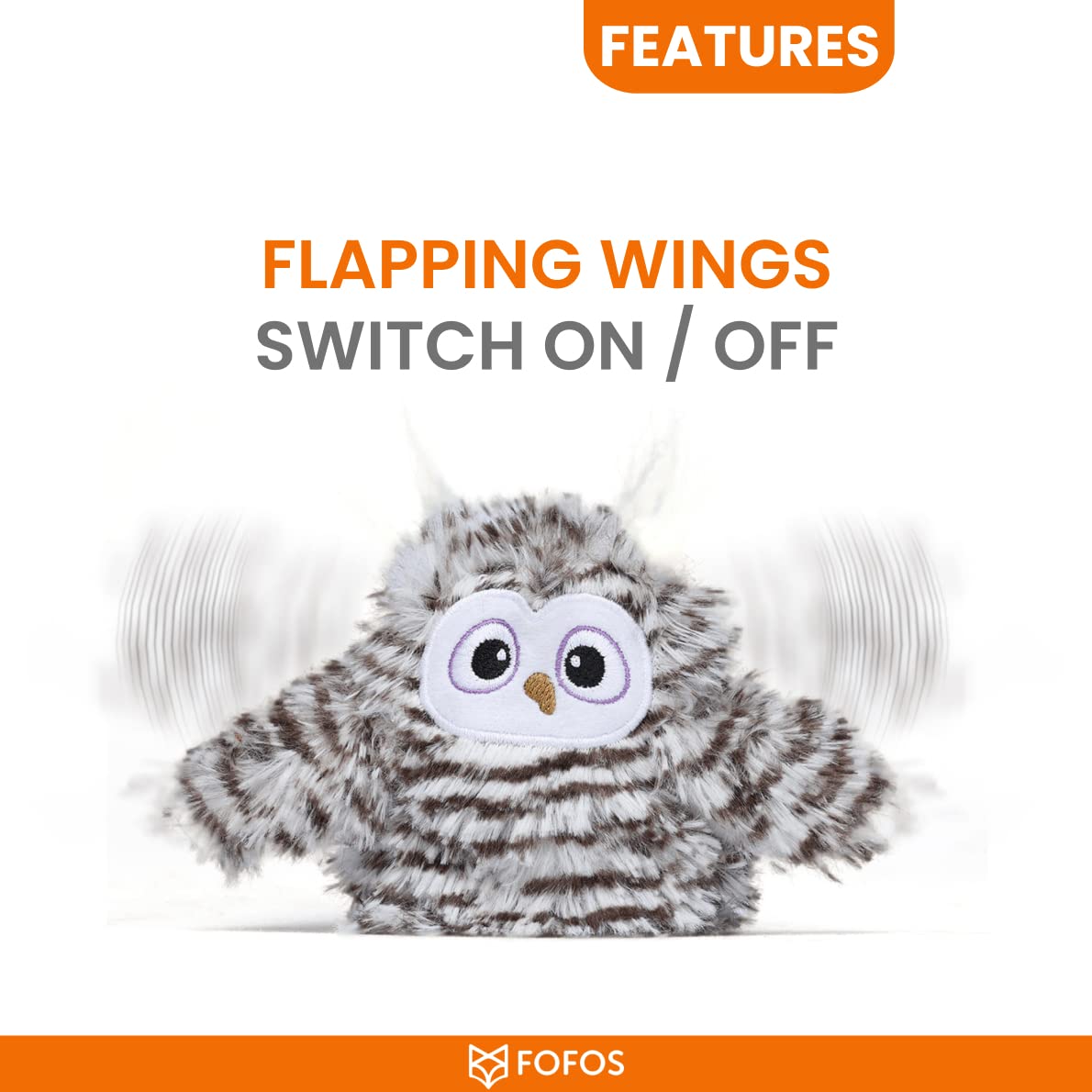 FOFOS WILDLIFE PLUSH OWL