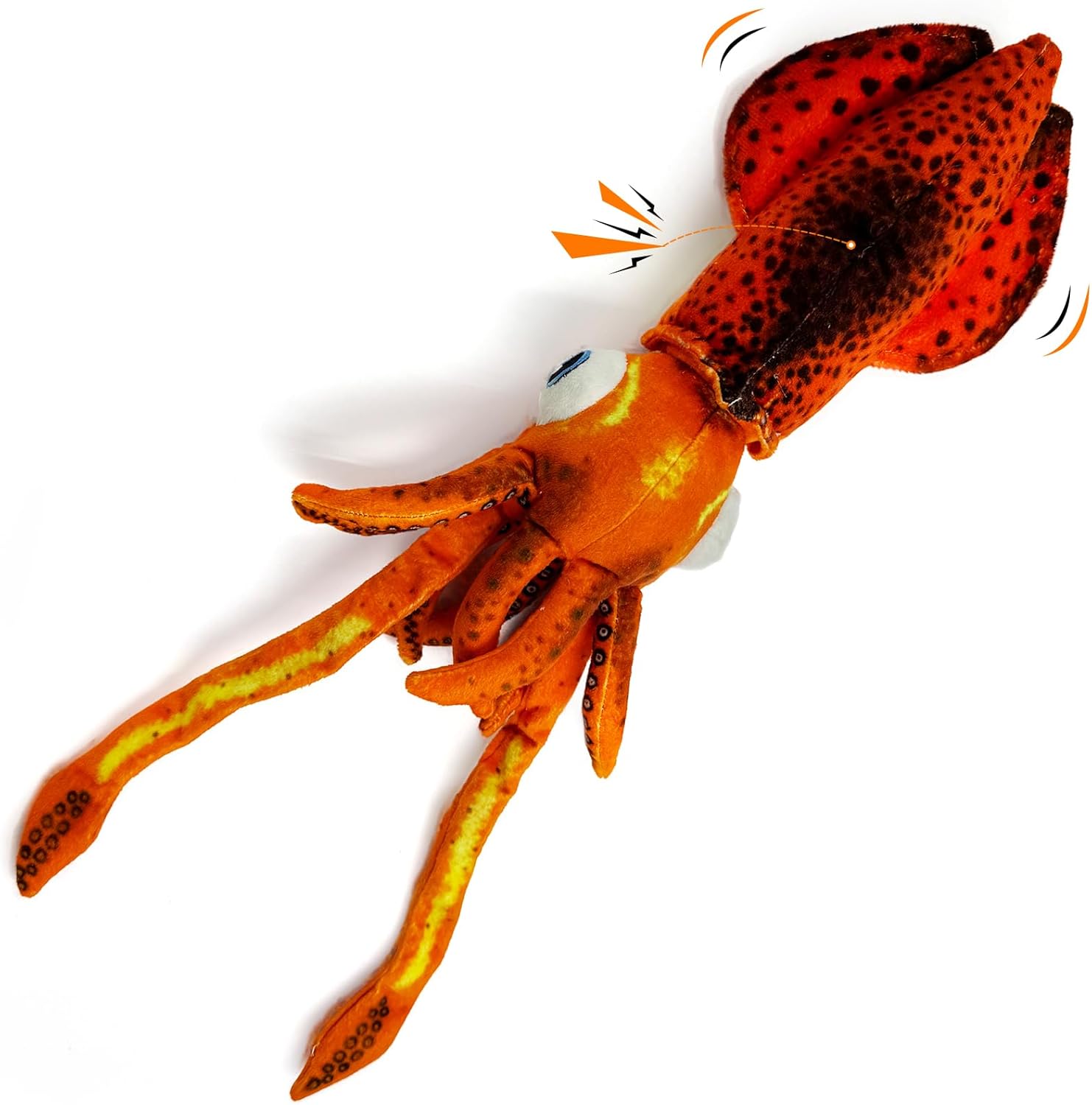 FOFOS DURABLE DOG CHEW TOY CUTTLEFISH