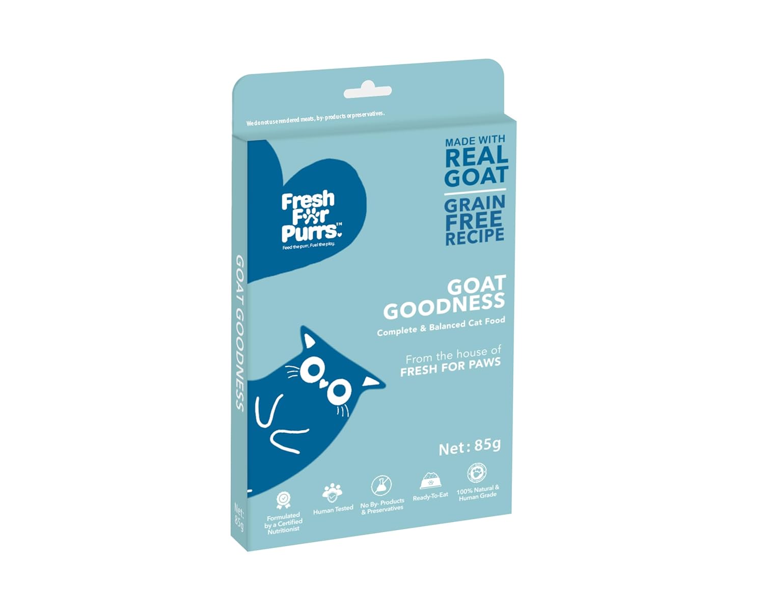 FRESH FOR PURRS GOAT GOODNESS 85GM