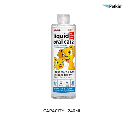 PETKIN PET LIQUID ORAL CARE 240 ML INVISIBLE FORMULA