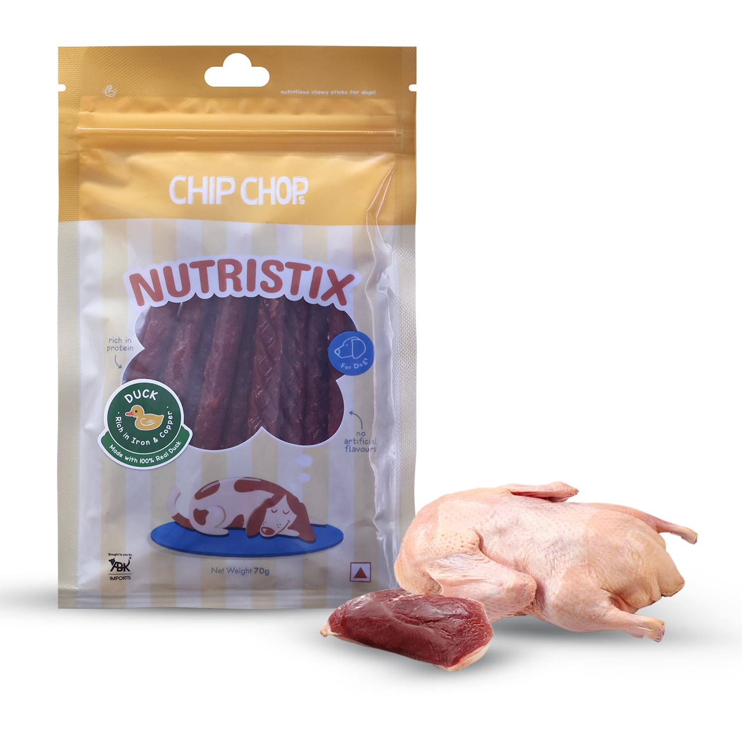 CHIP CHOPS NUTRISTIX DUCK 70G