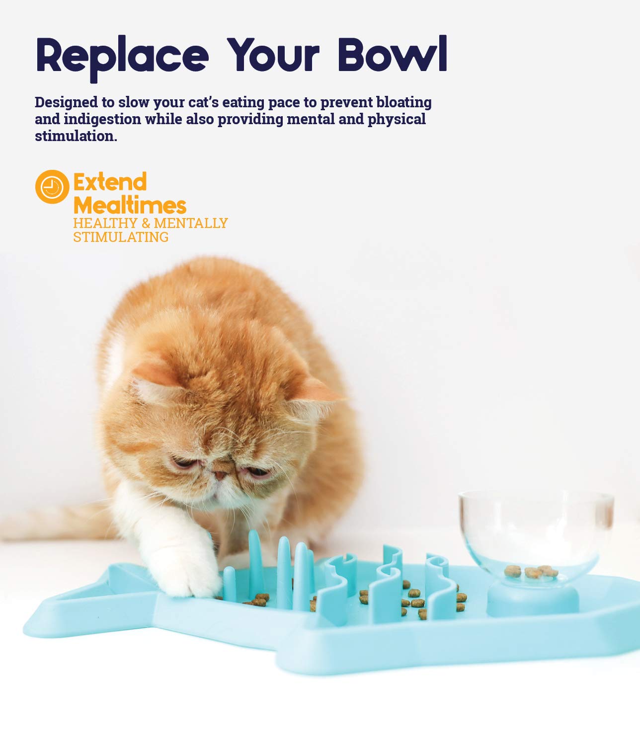 HUNT N SNACK MAT CAT SLOW FEEDER 37X18 CM