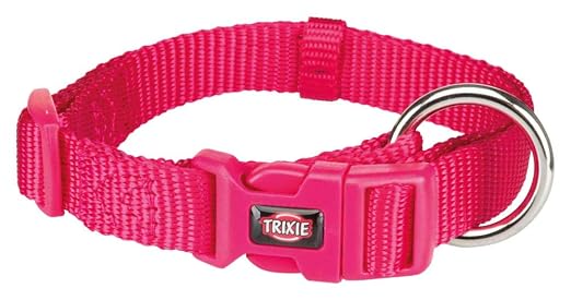 TRIXIE PREMIUM COLLAR M L 35 55 CM 20 MM FUCHSIA