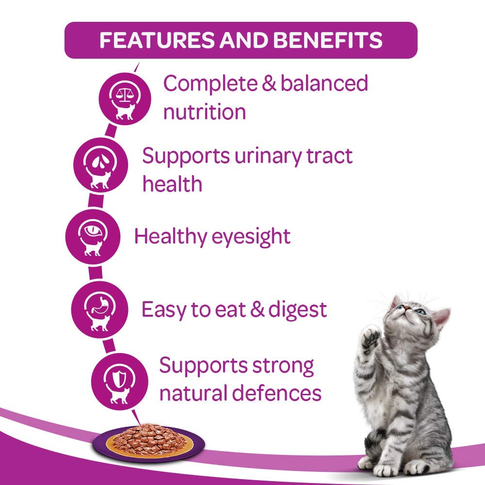 WHISKAS KITTEN JELLY WITH TUNA 85G