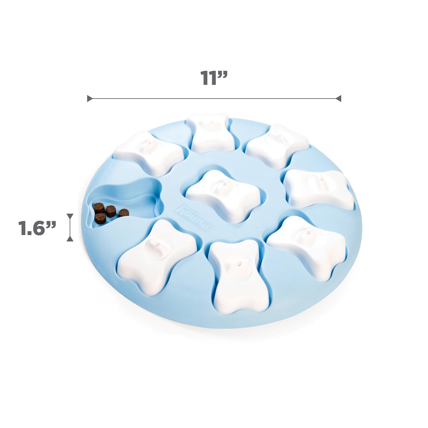 PUPPY SMART INTERACTIVE TREAT PUZZLE 28CM BLUE