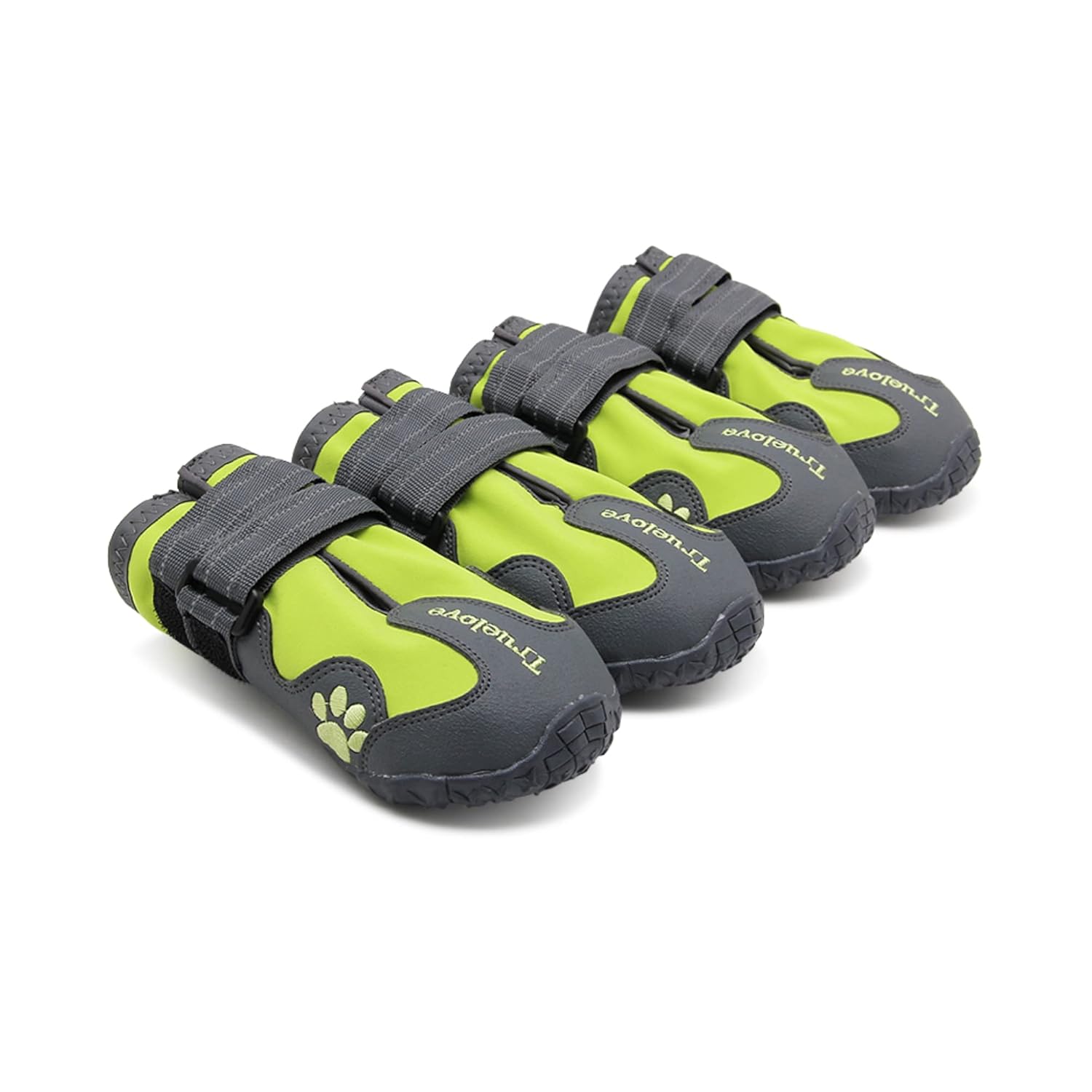 TRUELOVE PET BOOTS SIZE 5 NEON YELLOW