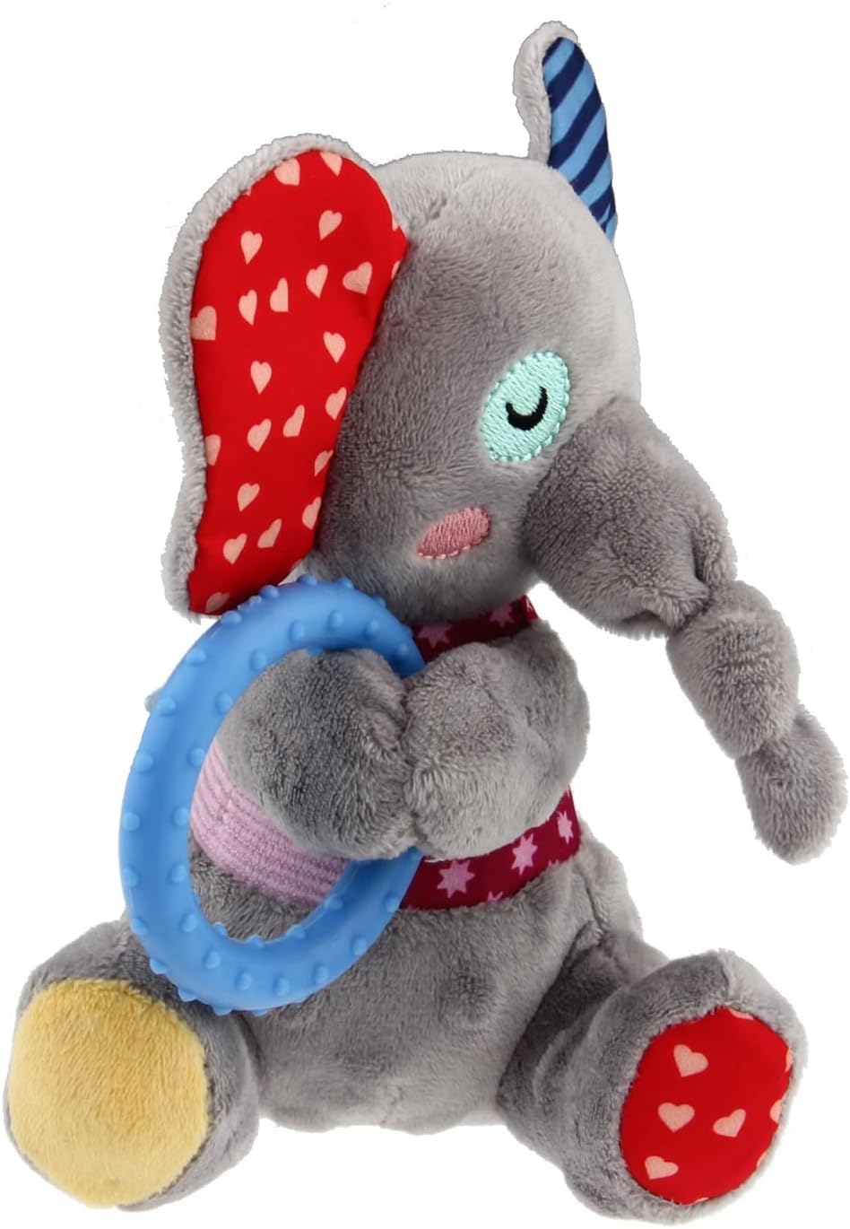 GIGWI PLUSH FRIENDZ RING ELEPHANT M