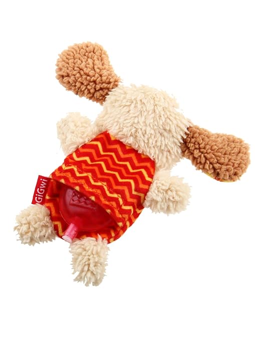 GIGWI PLUSH FRIENDZ WTH REFILLABLE SQUEAKER GREEN FROG