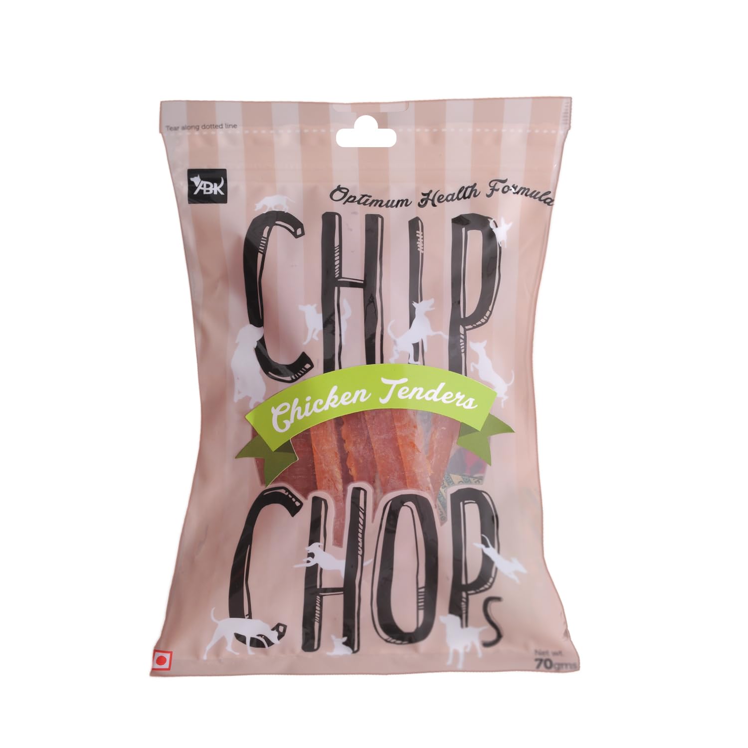 CHIP CHOPS CHICKEN TENDERS 70GM