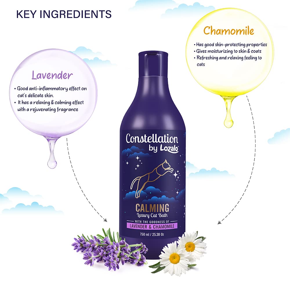 LOZ LUXURY CALAMING CAT SHAMPOO 750ML