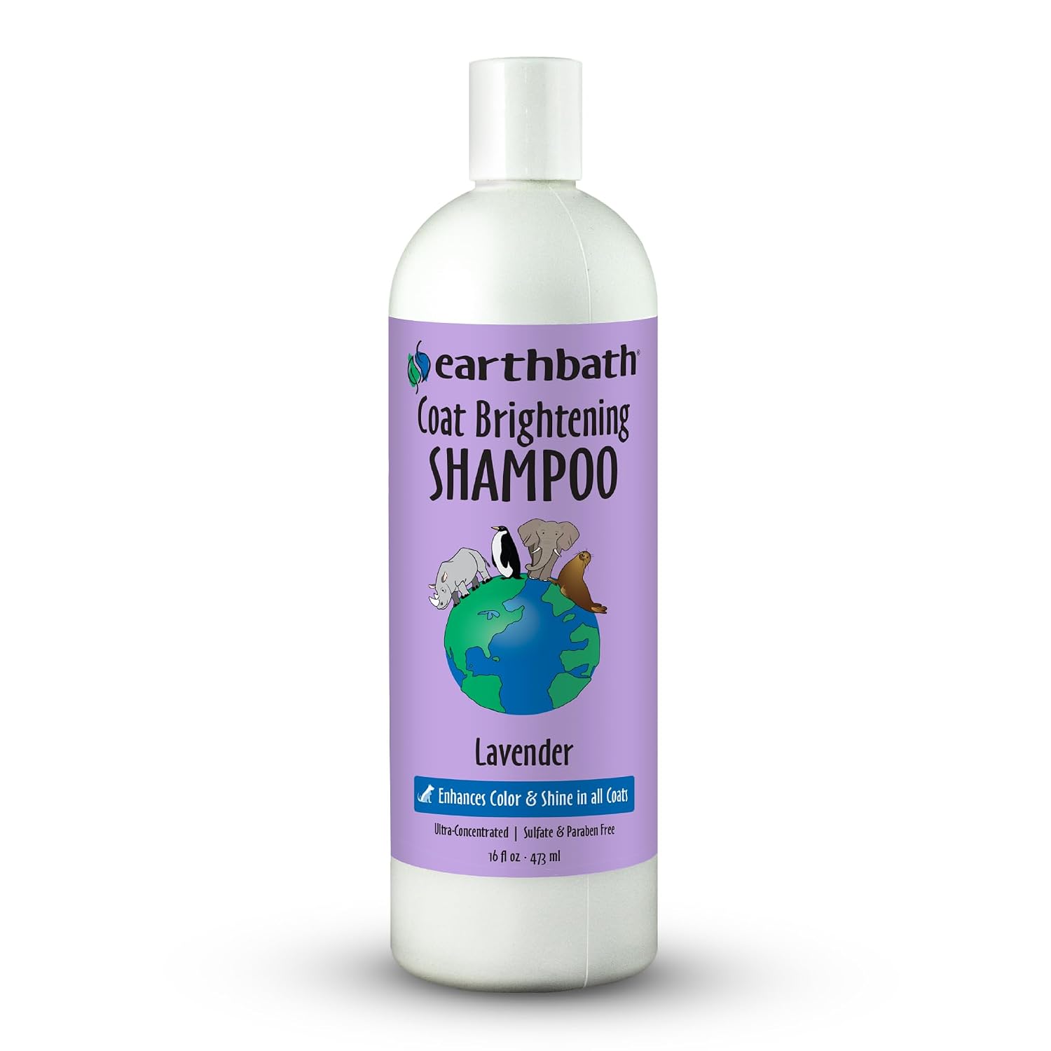EARTHBATH COAT BRIGHTENING SHAMPOO 16 OZ LIGHT COLOR COAT BRIGHTENER
