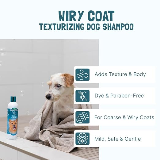 BIO GROOM WIRY COAT TEXTURIZING SHAMPOO 355 ML