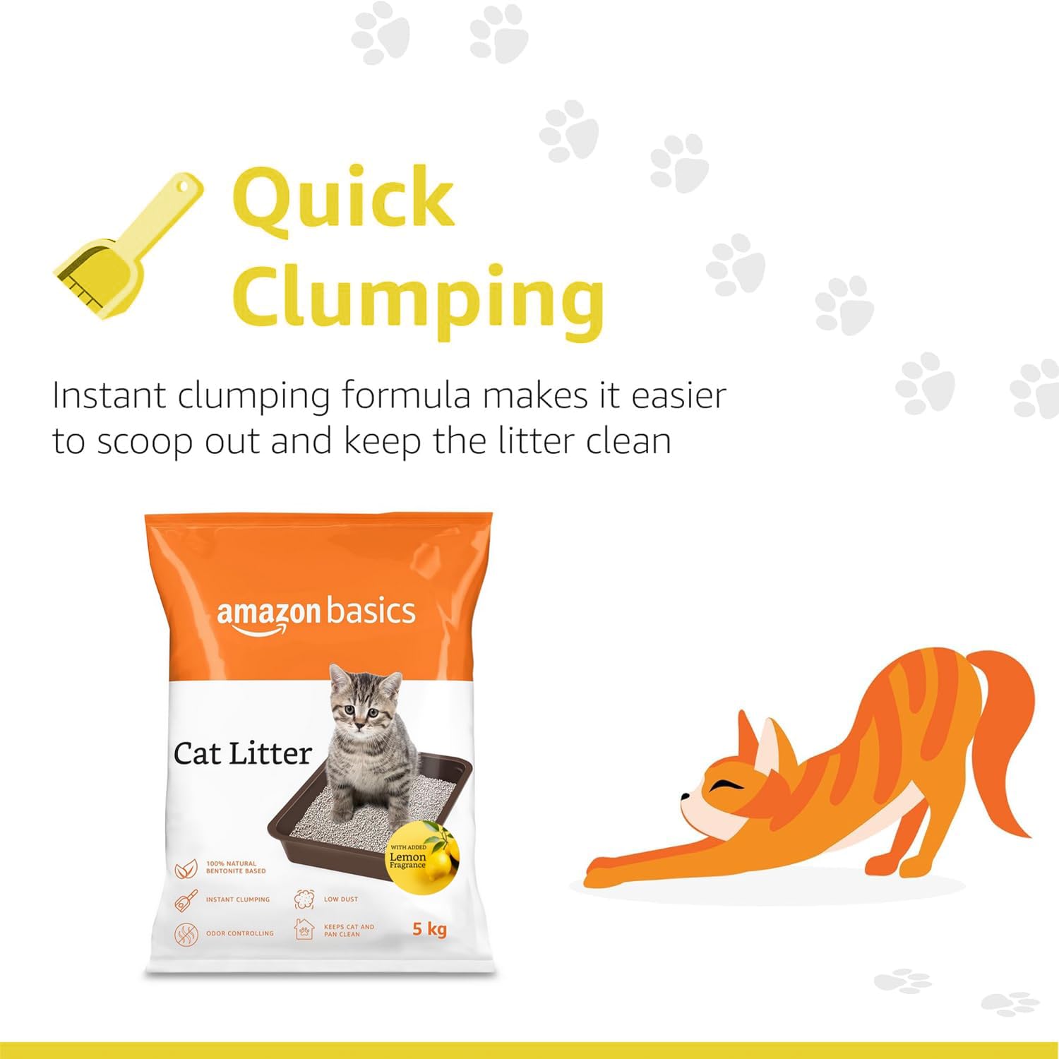 BEST CLEAN CAT LITTER LEMON 5KG