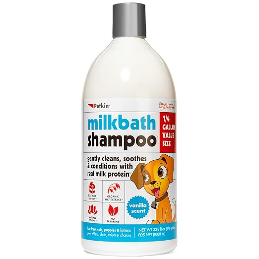 PETKIN MILK BATH SHAMPOO 1000ML