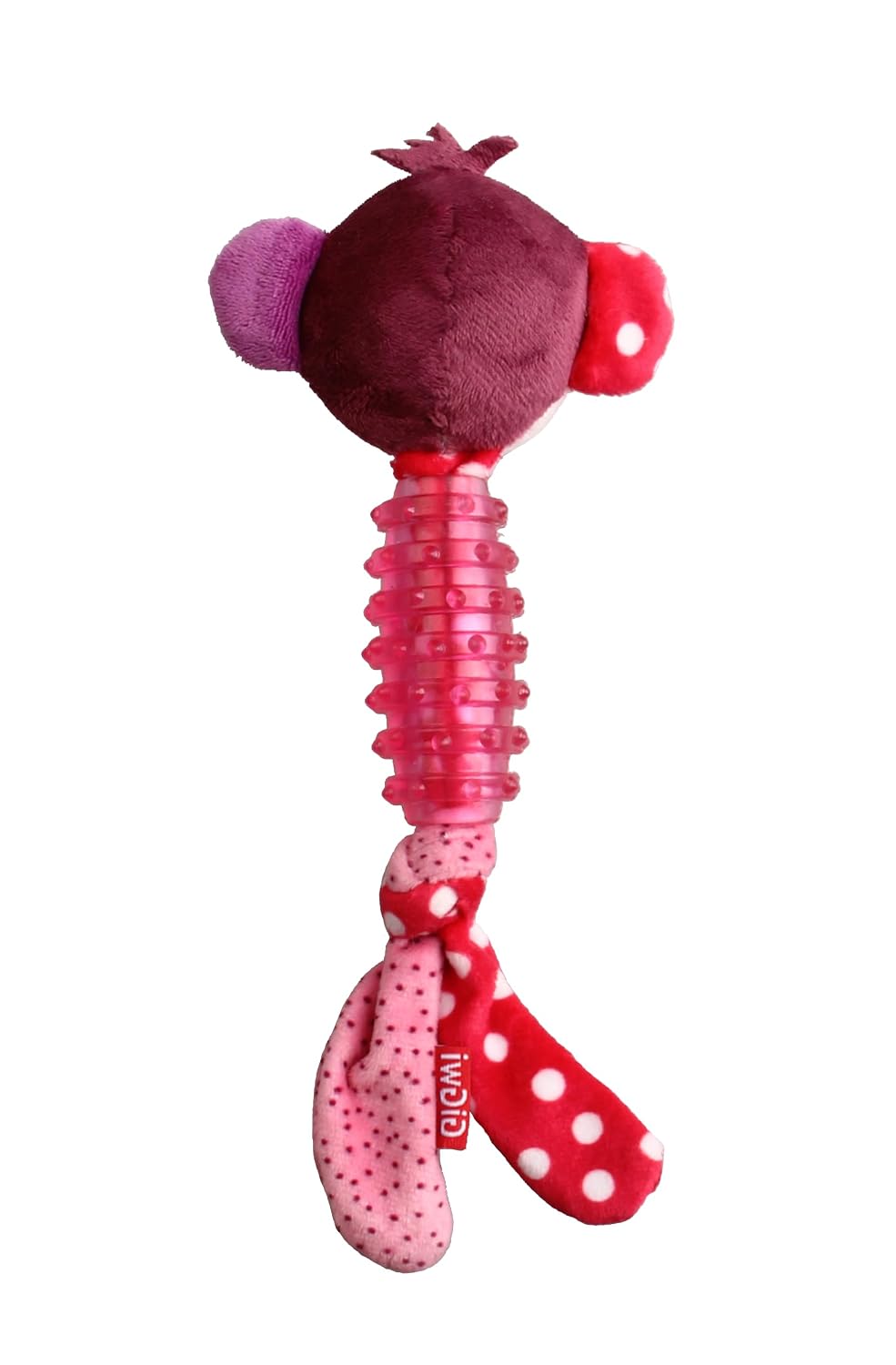 GIGWI SUPPA PUPPA MONKEY SQUEAKER INSIDE XS