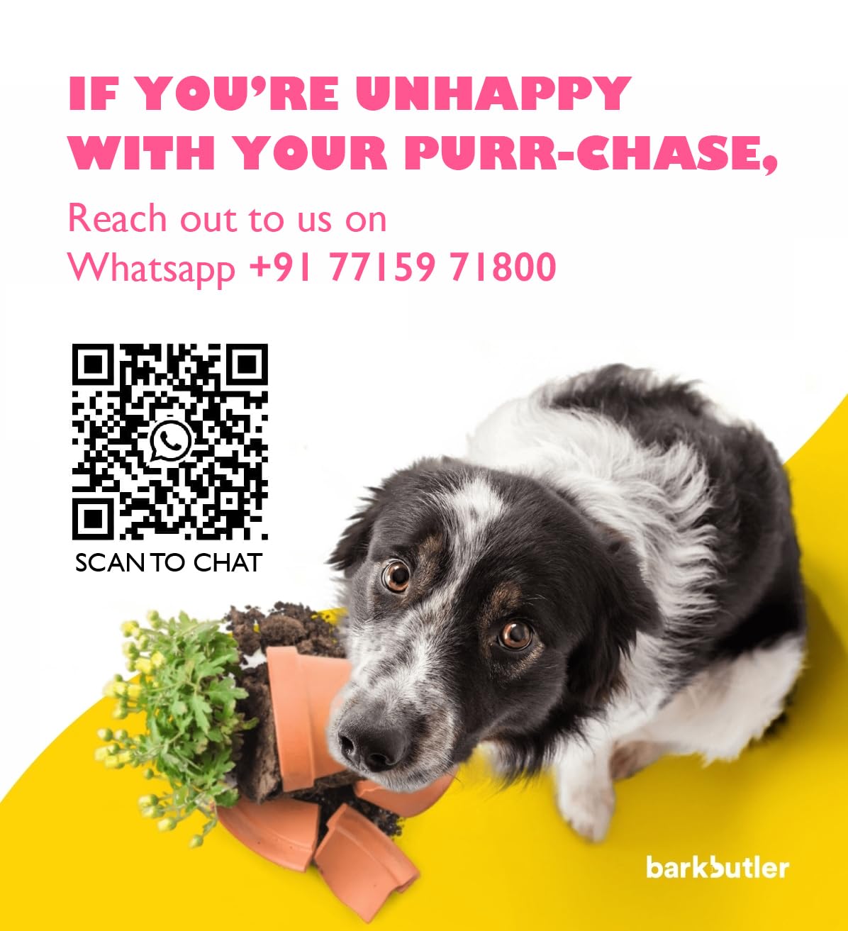 BARKBUTLER FOFOS FLEXY BONE CHEW TOY L