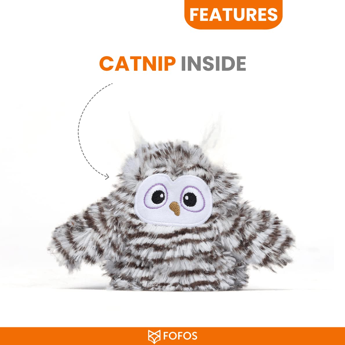 FOFOS WILDLIFE PLUSH OWL