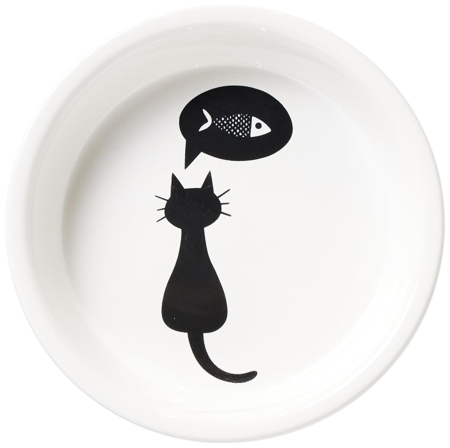 CERAMIC BOWL CAT 0.25L DIA 13CM WHITE