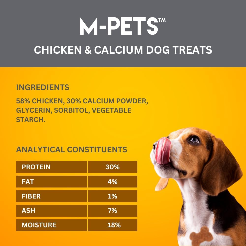 M PETS CHICKEN CALCIUM BONE 80G