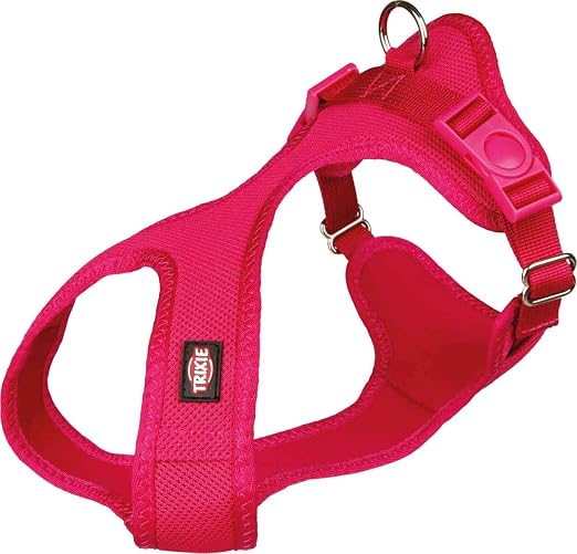TRIXIE COMFORT SOFT TOURING HARNESS XXS XS 28 40CM 15MM FUCHSIA