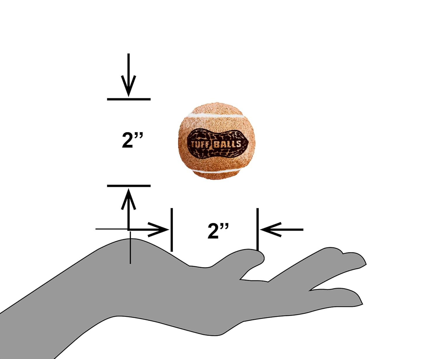 JR. TUFF PEANUT BUTTER BALLS 2PK