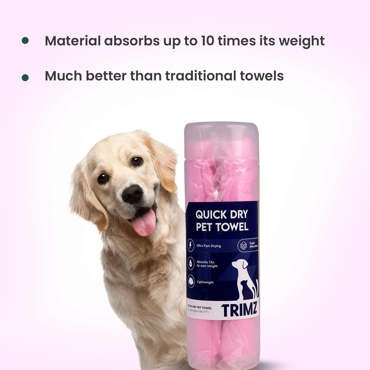 TRIMZ QUICK DRY ABSORPTION TOWEL GREEN