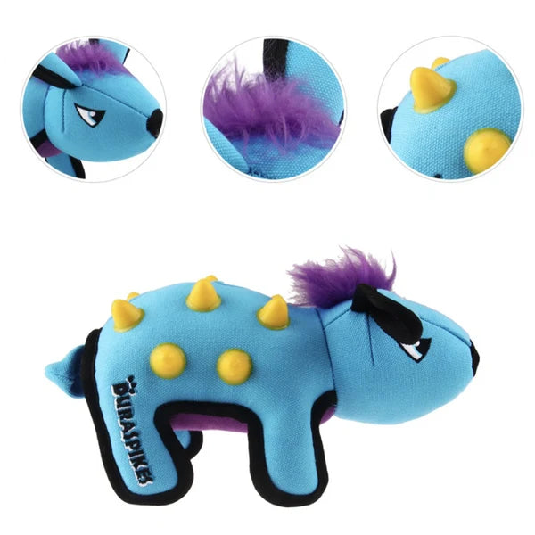 GIGWI DURASPIKES EXTRA DURABLE RABBIT LIGHT BLUE