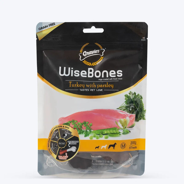 GNAWLERS WISEBONES TURKEY WITH PARSLEY S