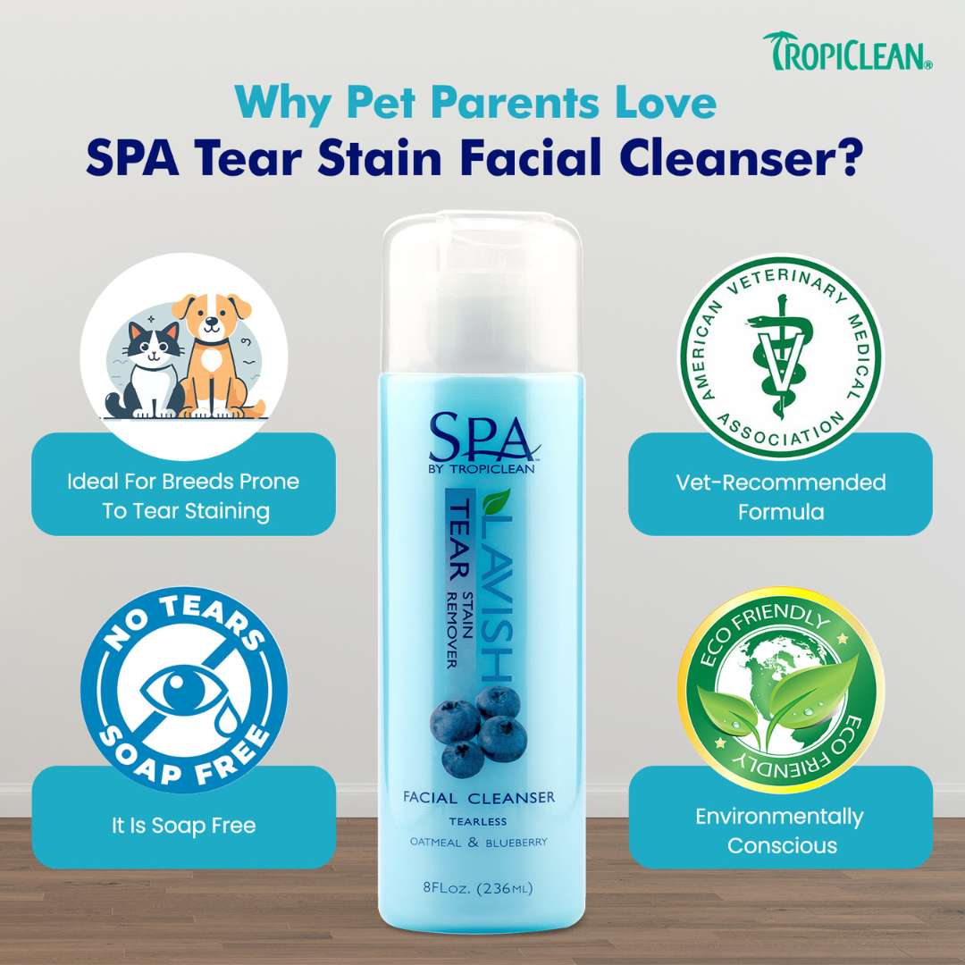 TROPICLEAN SPA TEAR STAIN REMOVER GALLON 3.78L