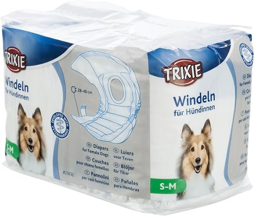 TRIXIE DIAPERS FOR FEMALE DOGS L 38 56CM 12PCS