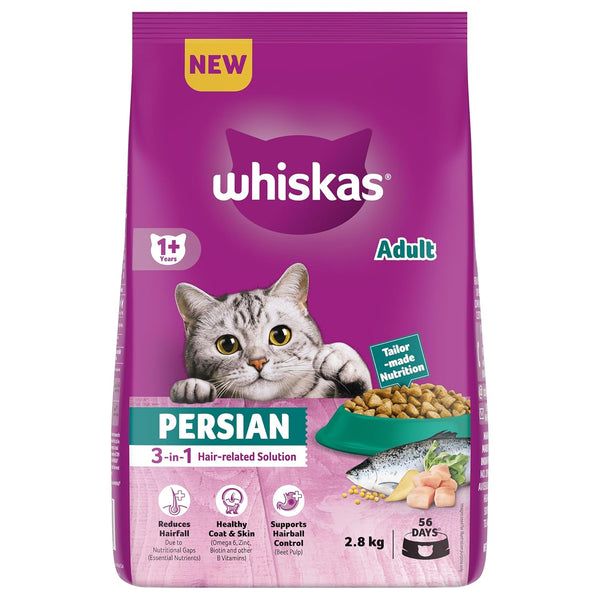 WHISKAS ADULT PERSIAN 2.8KG