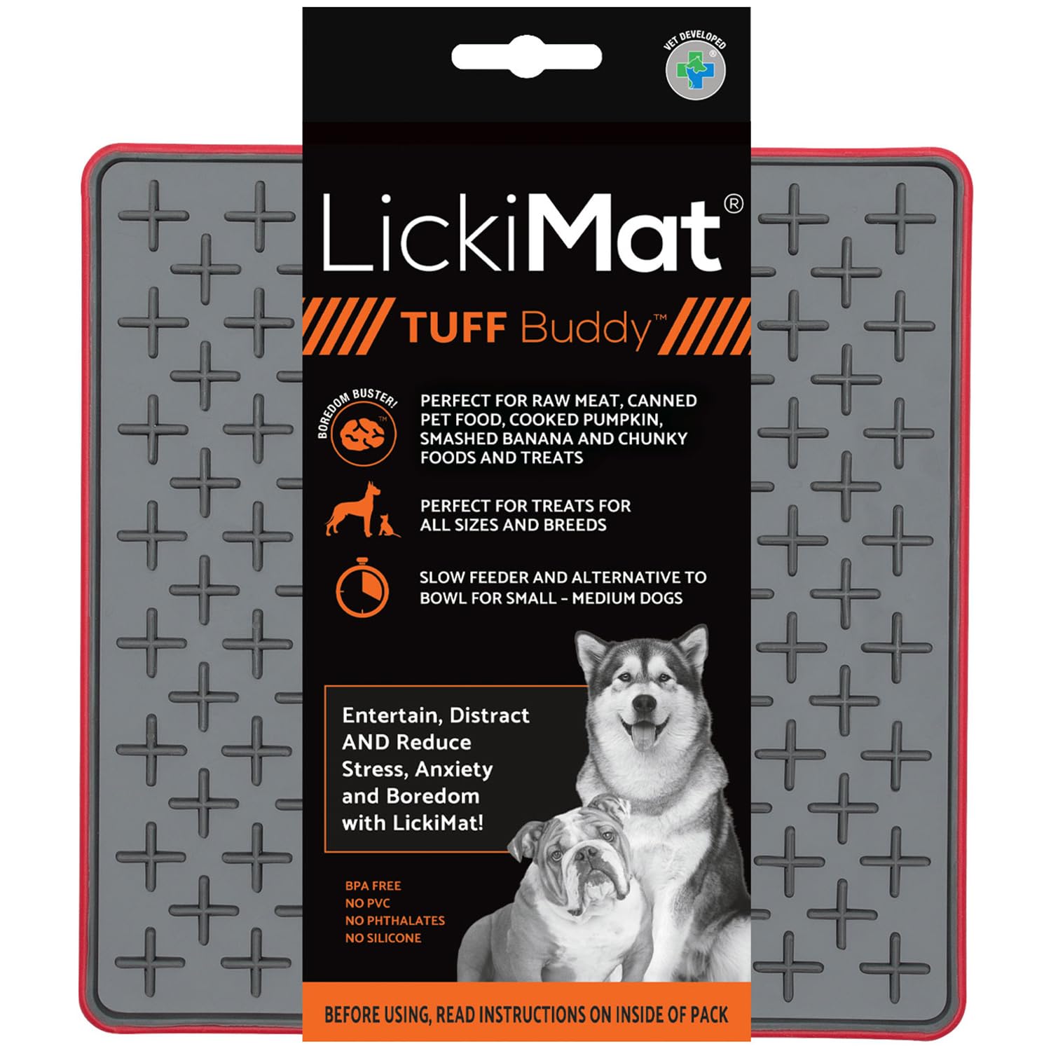 LICKIMAT BUDDY TUFF RED