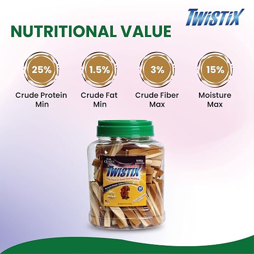 NPIC TWISTIX CANISTER SMALL YOGURT BANANA FLAVOR S 50 STICKS