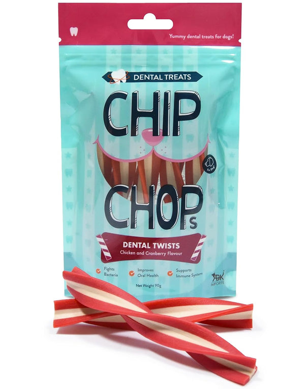 CHIP CHOPS PEANUT BUTTER TWISTS CHICKEN AND PEANUT BUTTER FLAVOR 100G