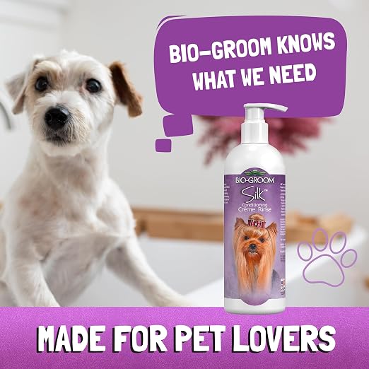 BIO GROOM SILK CREME RINSE CONDTIONER 355 ML
