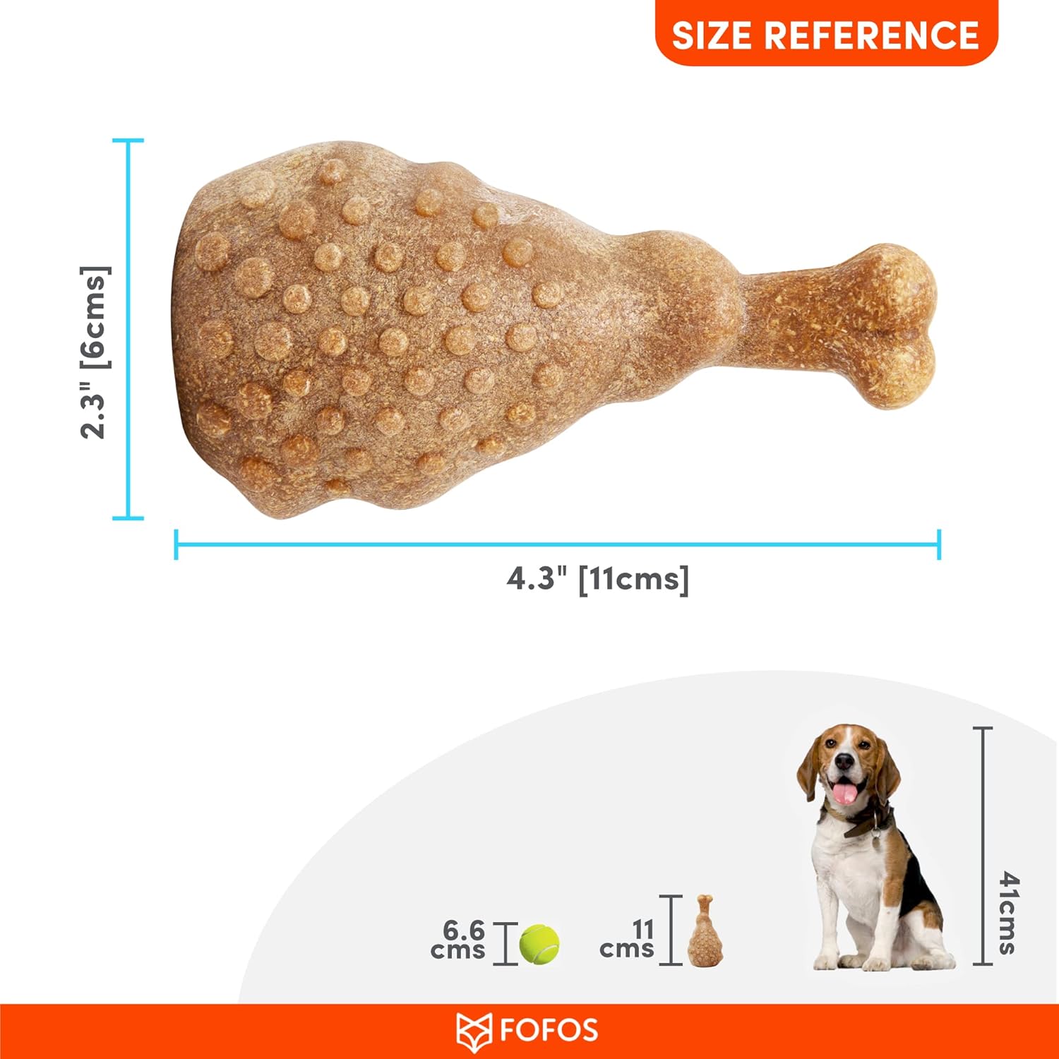 BARKBUTLER FOFOS WOODPLAY DRUMSTICK