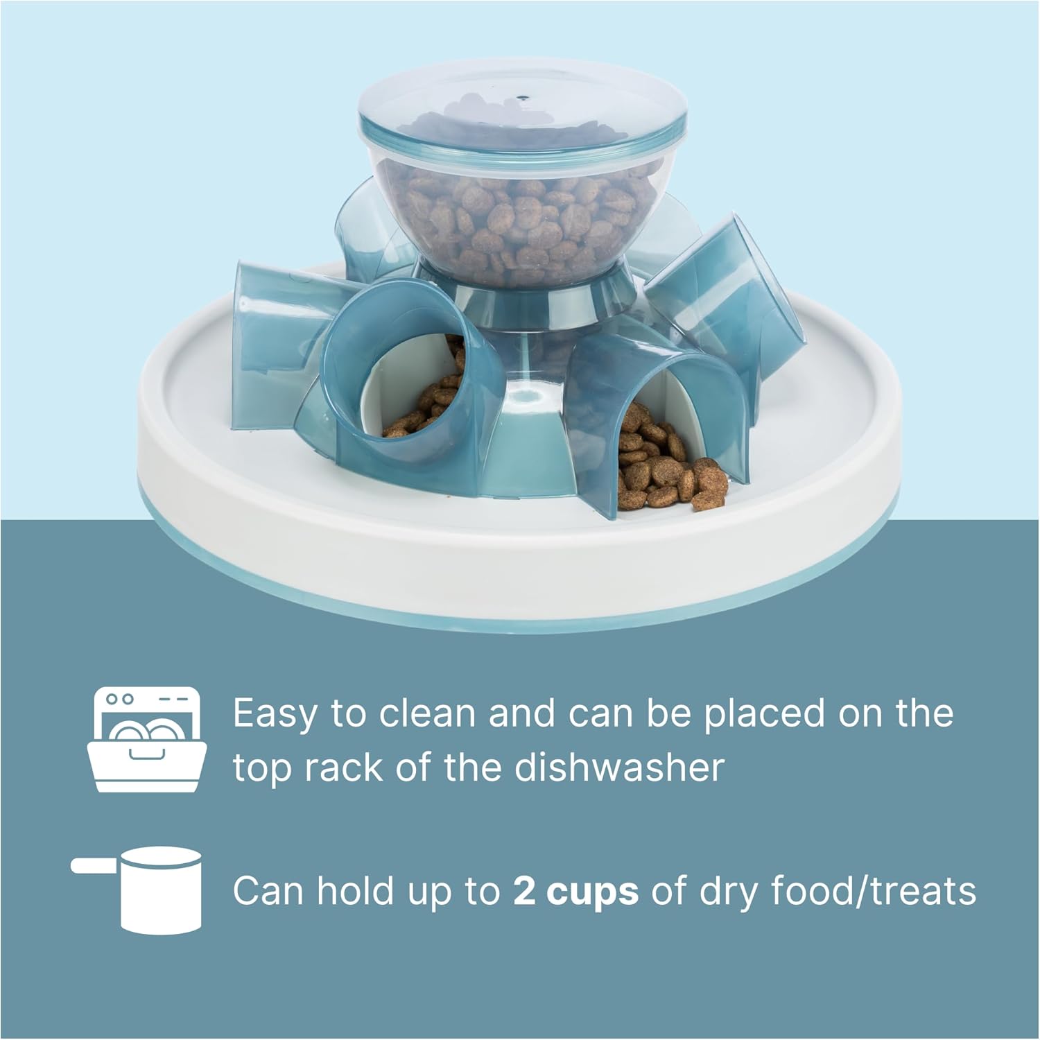 CAT ACTIVITY TUNNEL FEEDER DIA 28 CM 14CM