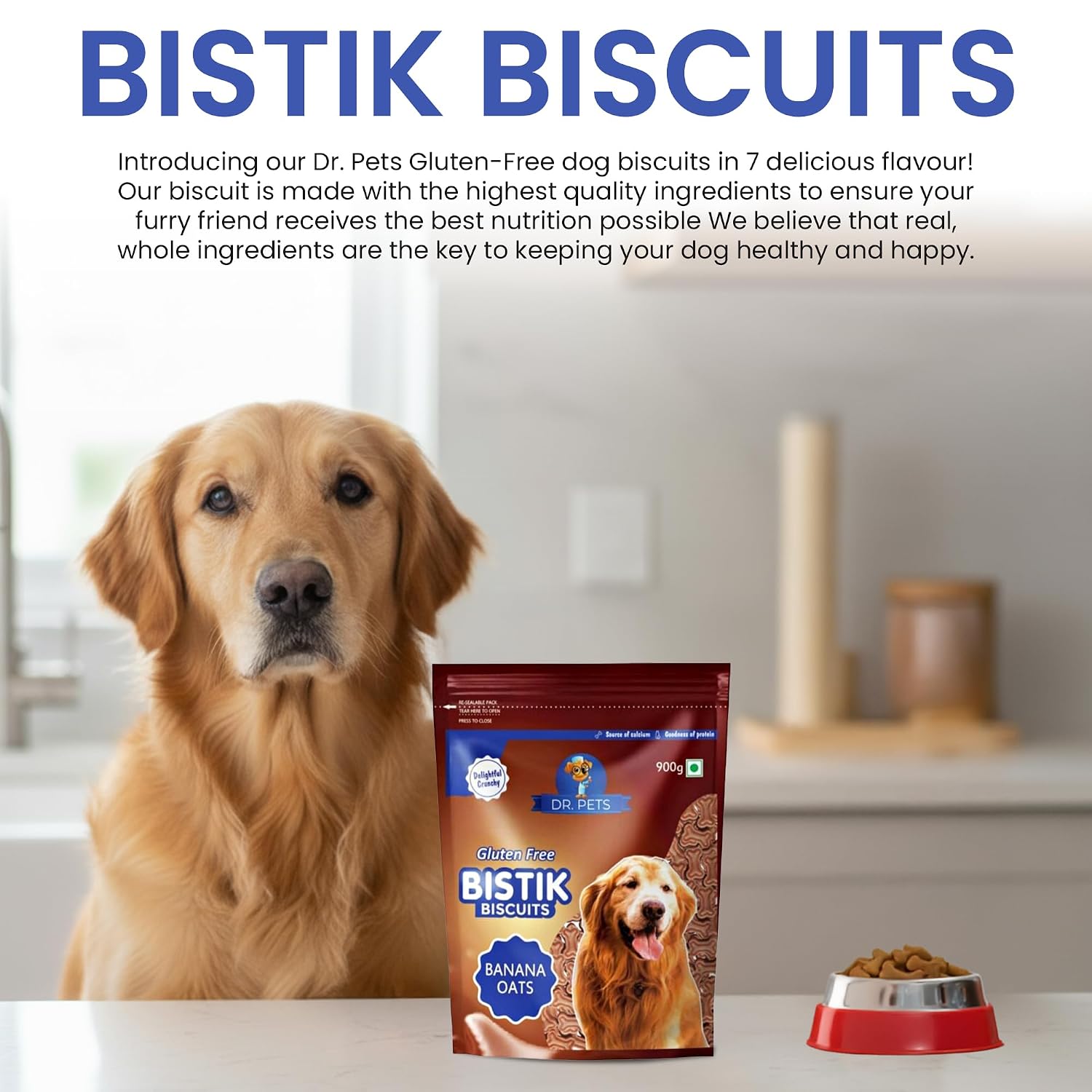 DR PET BISTIK BANANA OATS 900G