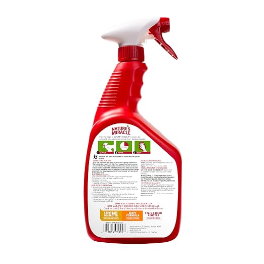 NATURES MIRACLE ADVANCED STAIN AND ODOUR REMOVER TRIGGER SPRAY 32 OZ