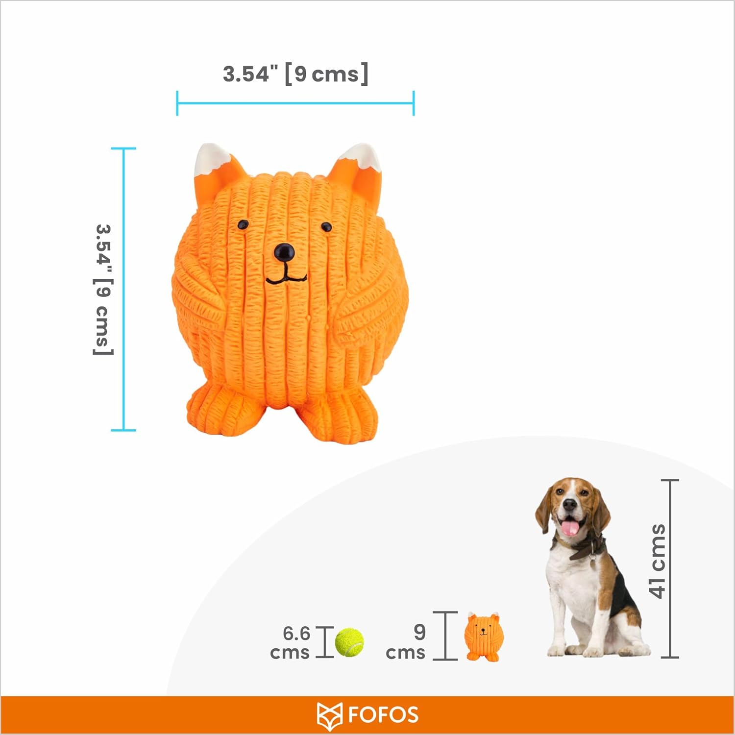 BARKBUTLER FOFOS LATEX BALL