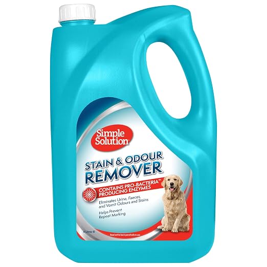 SIMPLE SOLUTION DOG STAIN AND ODOR REMOVER 4 LTR