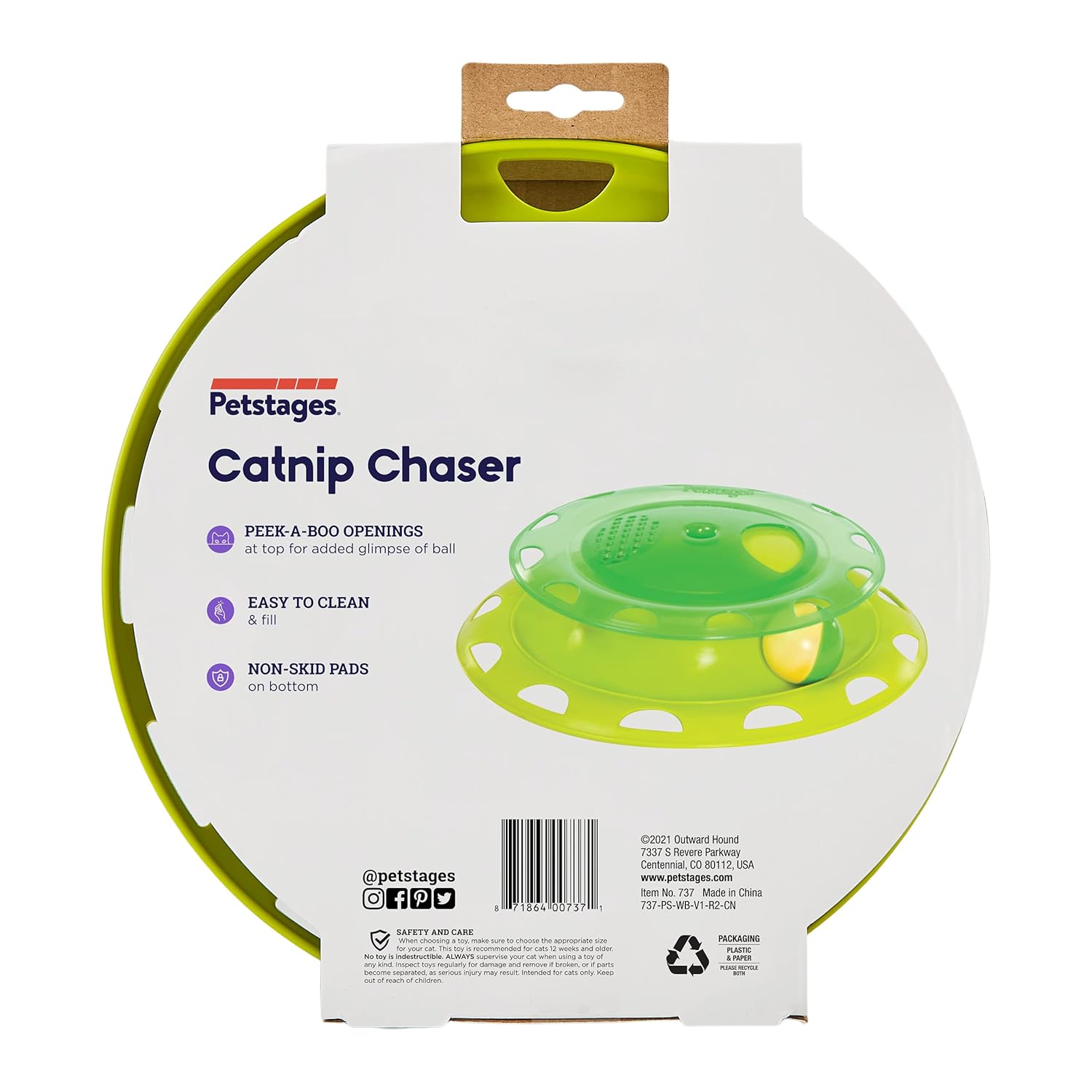 CATNIP CHASER IND.CAT PLAY TOY
