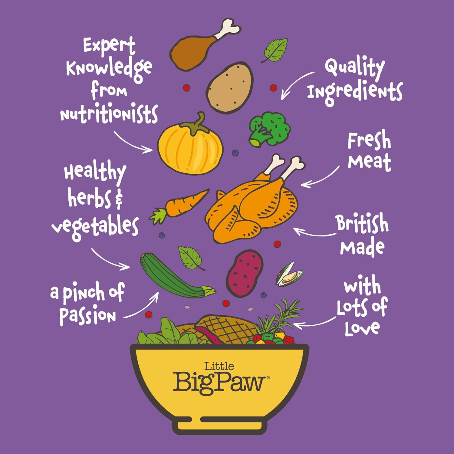 LITTLE BIG PAW TURKEY BROCCOLI 390G