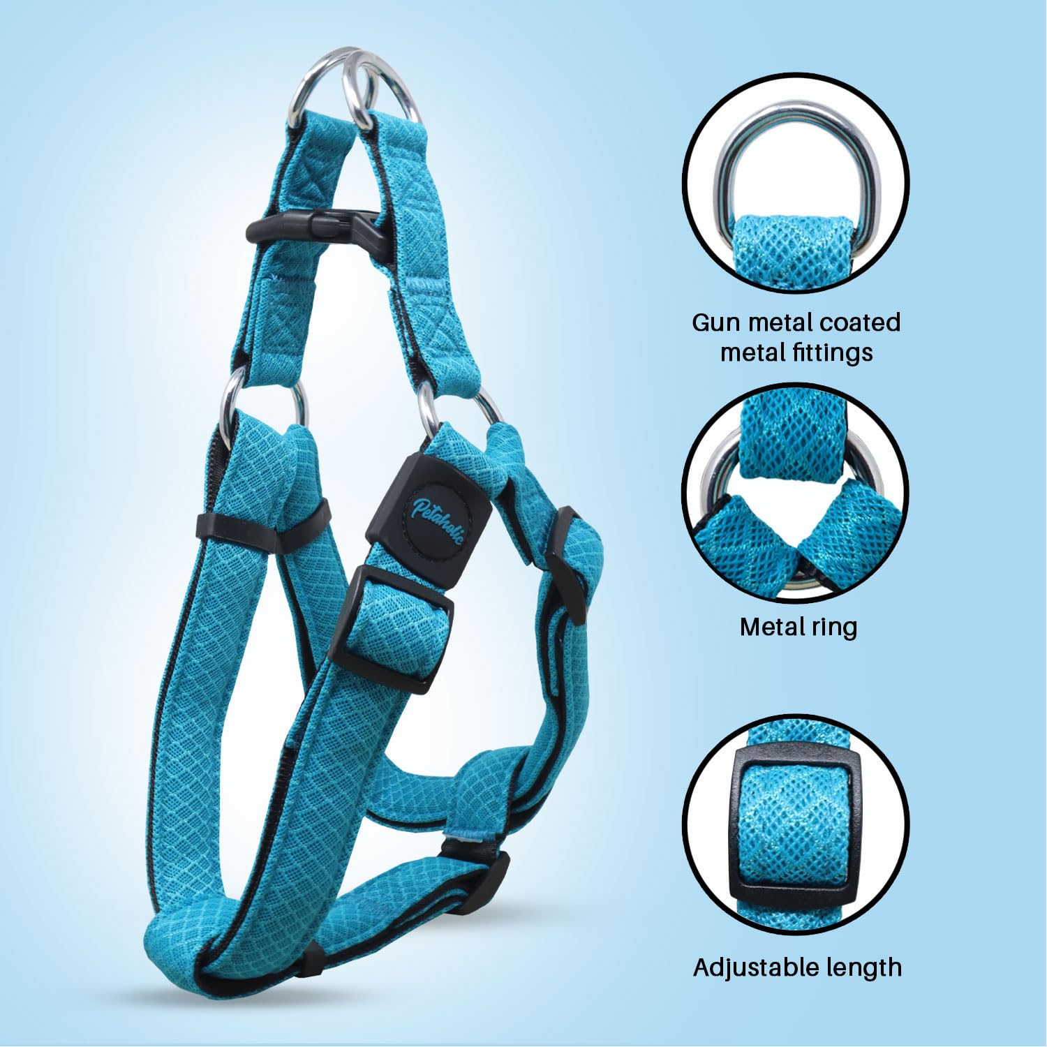 PETAHOLIC CHEST HARNESS L