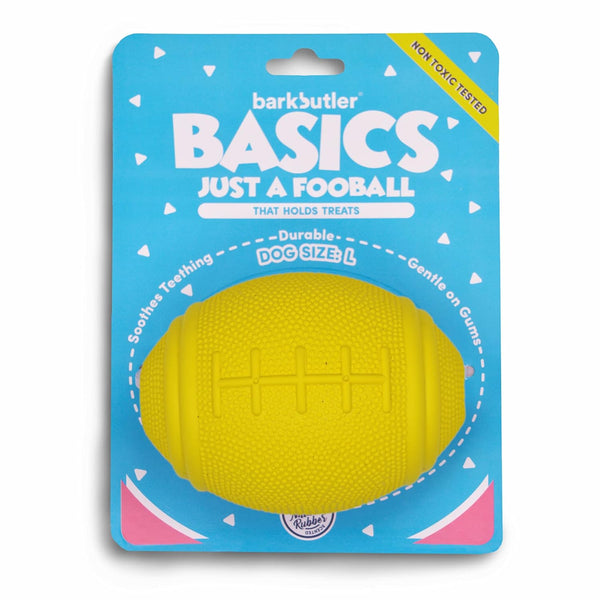 BARKBUTLER JUST A FOOTBALL LARGE YELLOW