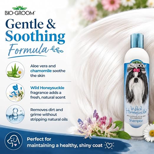 BIO GROOM WILD HONEY SUCKLE SHAMPOO 355 ML